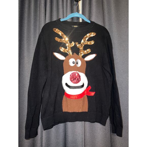 Ugly Christmas Sweater Xmas Size Large - Picture 1 of 3